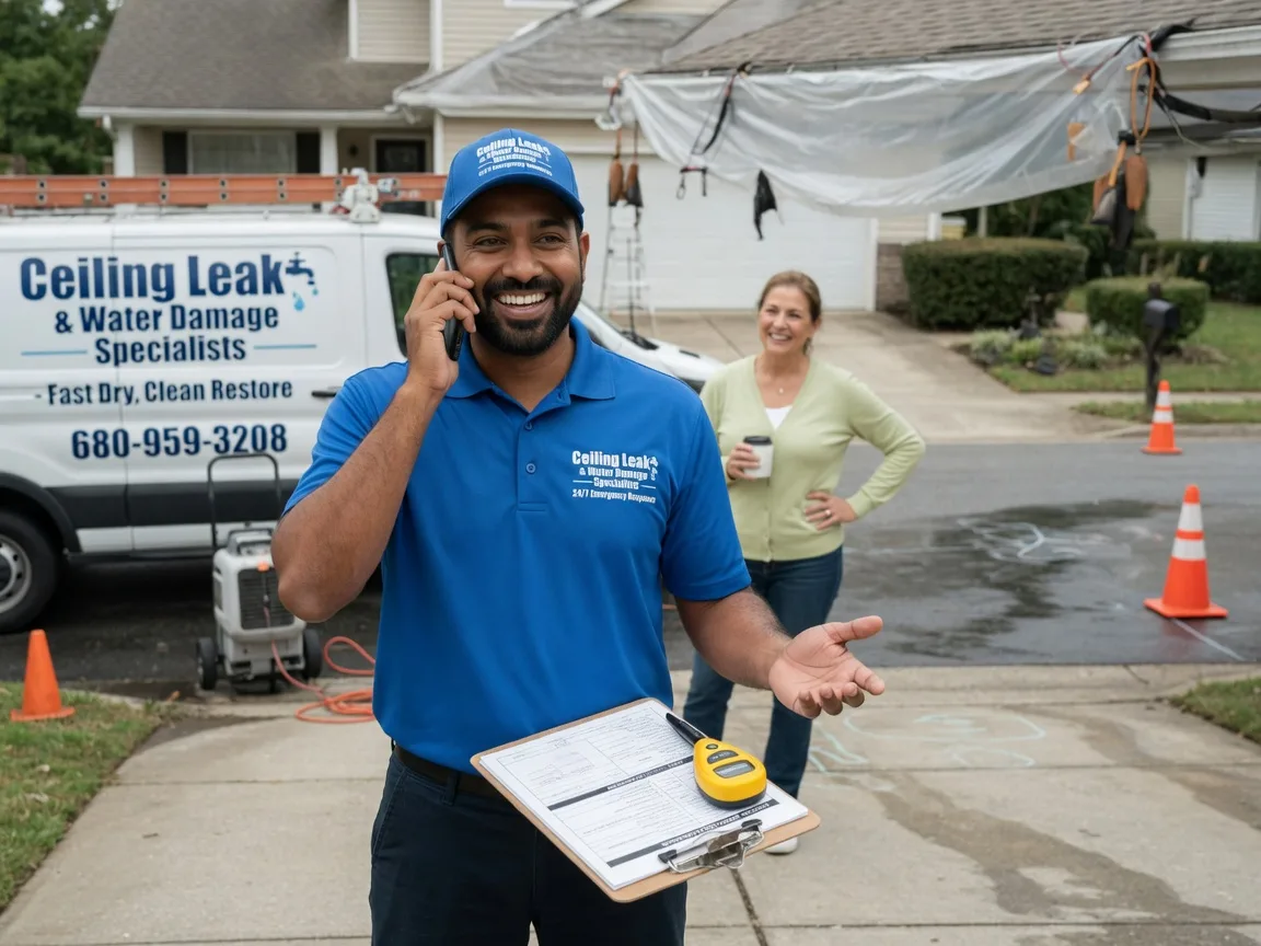 Ceiling Leak Cleanup Hartley, IA FAQs